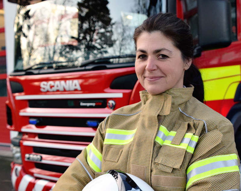 Female officer plays key roles in Technical Fire Safety and Fire Investigation