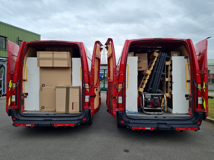 HWFRS donates equipment and fire appliance to Ukraine