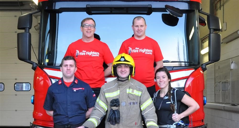 Three Peaks Challenge team boost Fire Fighters Charity with car wash